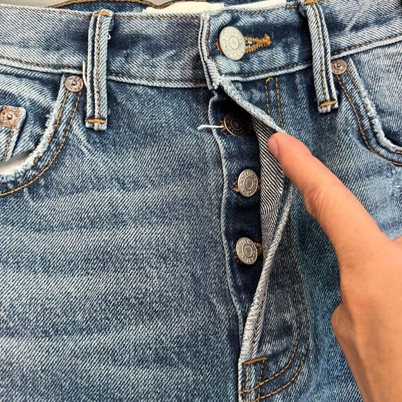 Boyish Womens Jeans THE EARNEST Distressed Frayed Bottom Sz 23 in BELL TOLLS - Picture 4 of 12